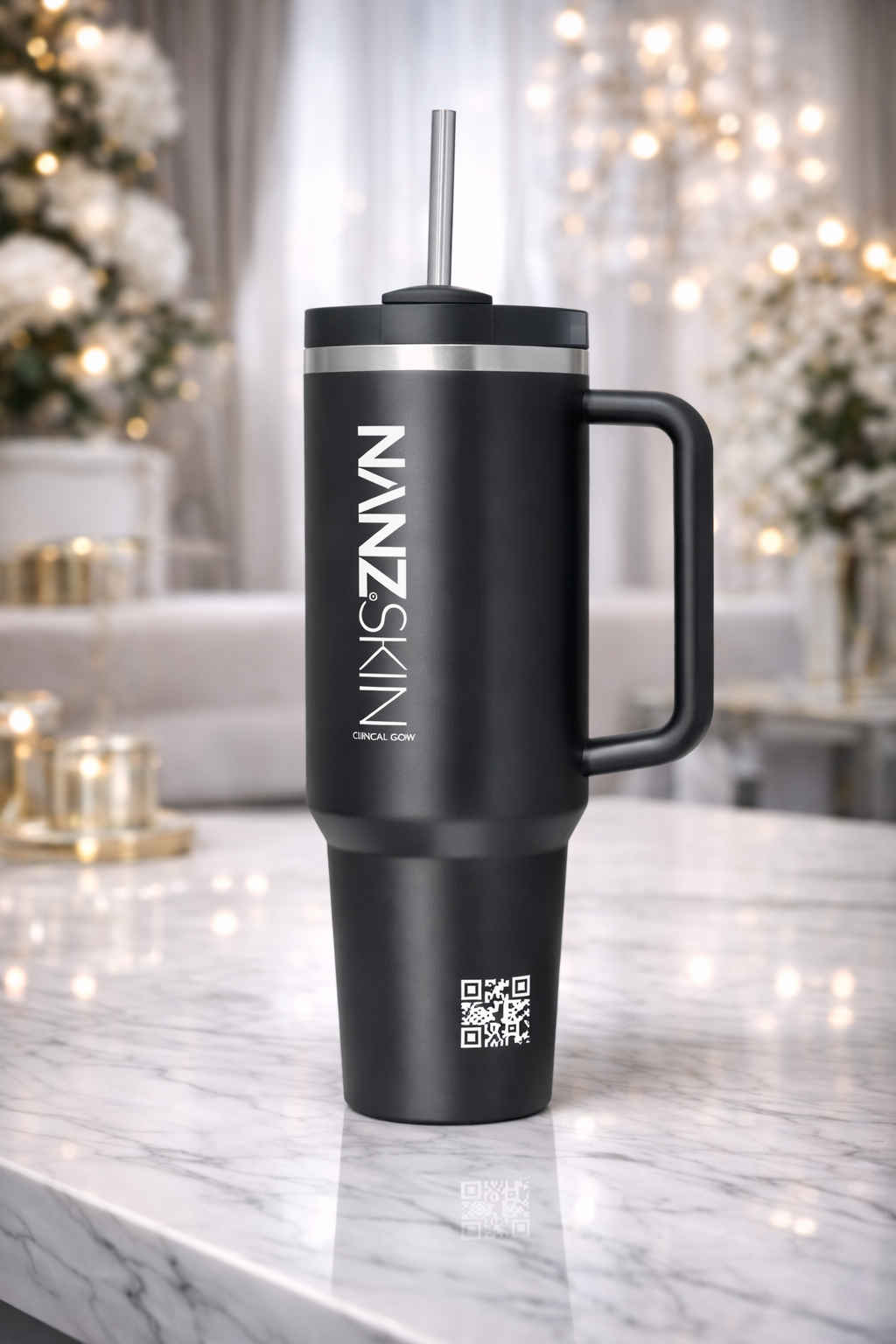 NANZSKIN Signature Insulated Bottle - Black
