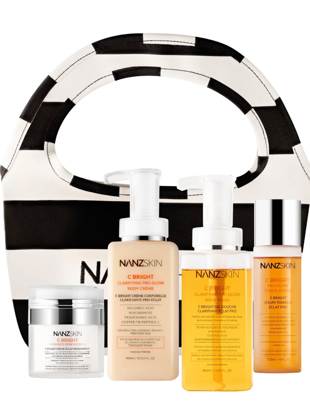 C BRIGHT BUNDLE. 1 WEEK TOT EEN STRALENDE HUID (GEZICHT/LICHAAM)