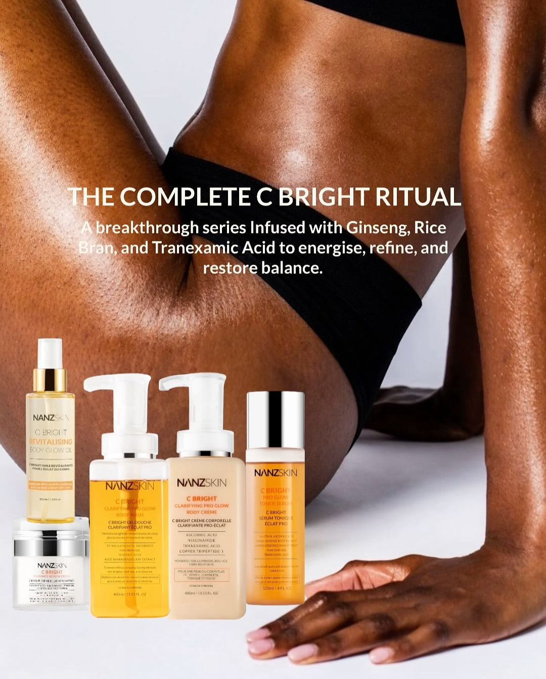 C BRIGHT BUNDLE. 1 WEEK TOT EEN STRALENDE HUID (GEZICHT/LICHAAM)