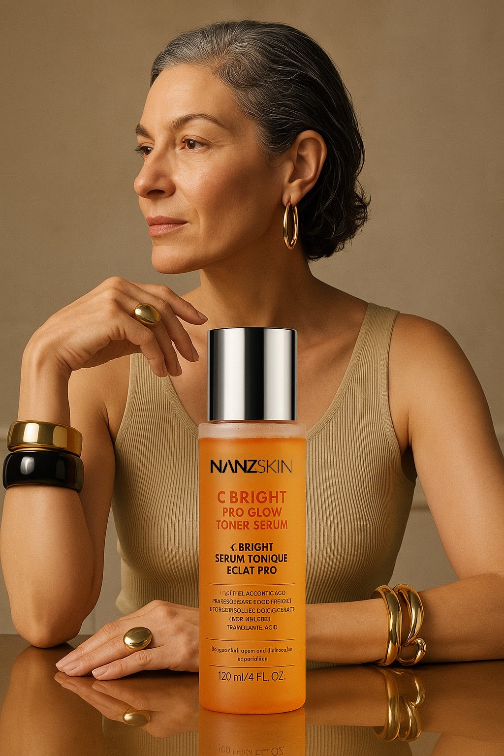 NANZSKIN C BRIGHT PRO GLOW TONER SERUM