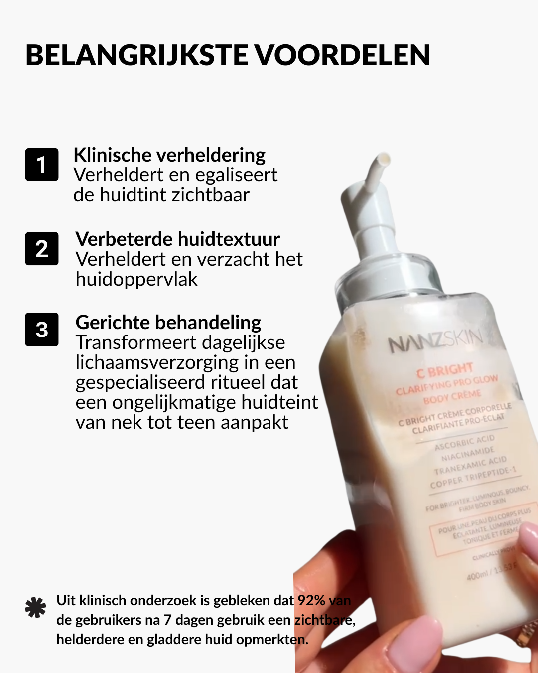 C BRIGHT Verhelderende Pro Glow Body Crème