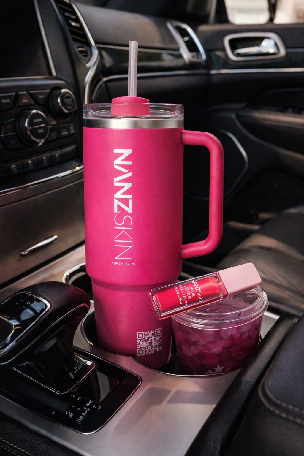 NANZSKIN Signature Insulated Bottle - Rose