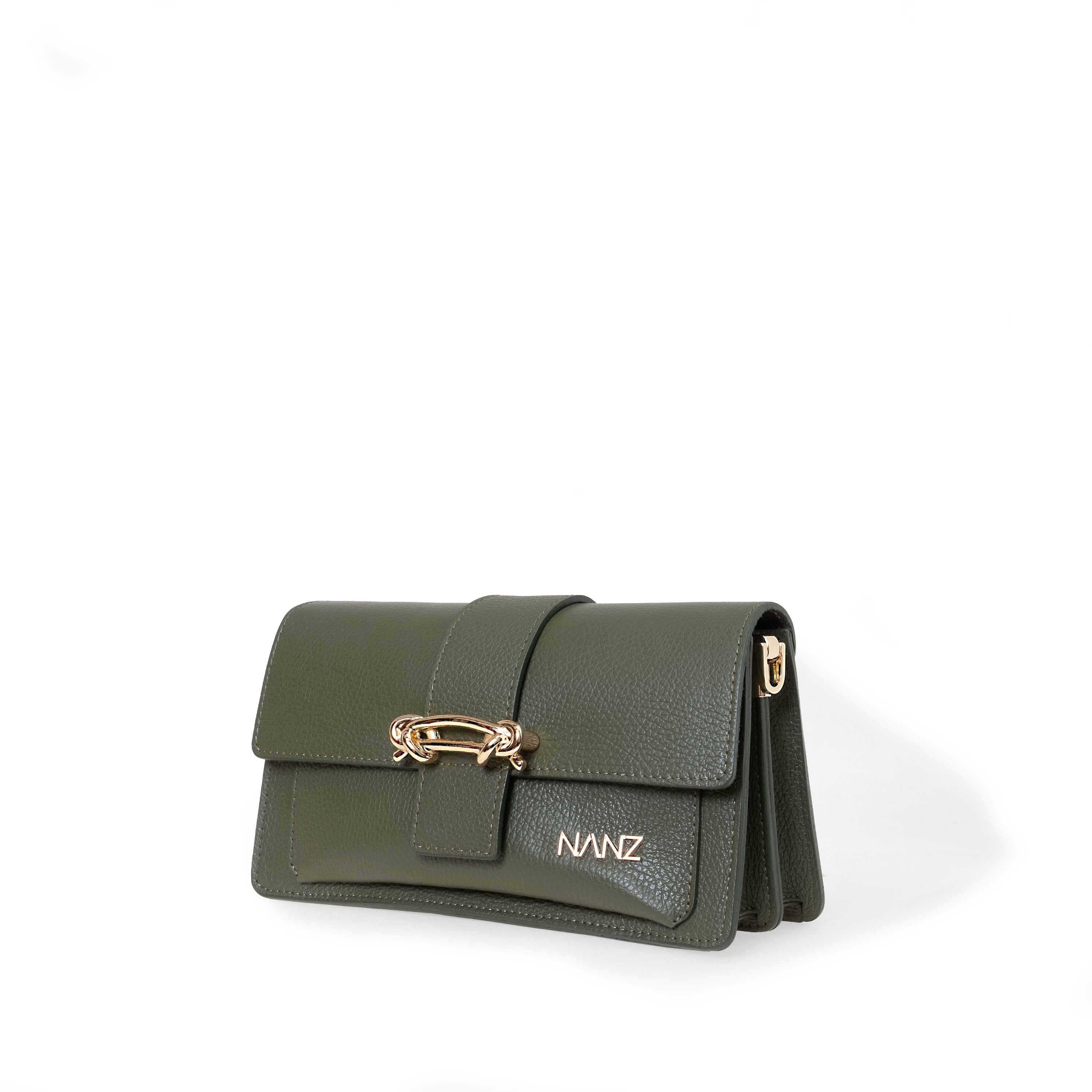 NANZ Béline Mini in Olijfgroen