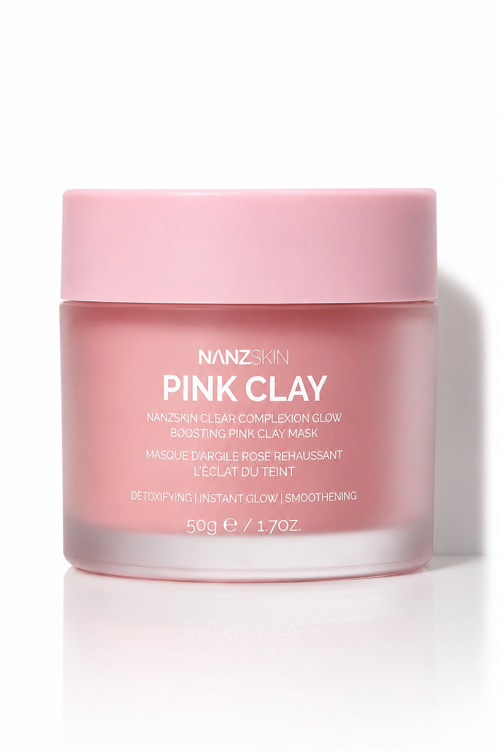 NANZSKIN Clear Complexion Glow Boosting Roze Kleimasker