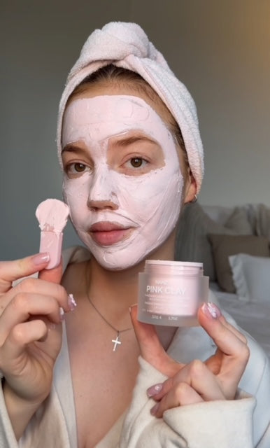 NANZSKIN Clear Complexion Glow Boosting Roze Kleimasker