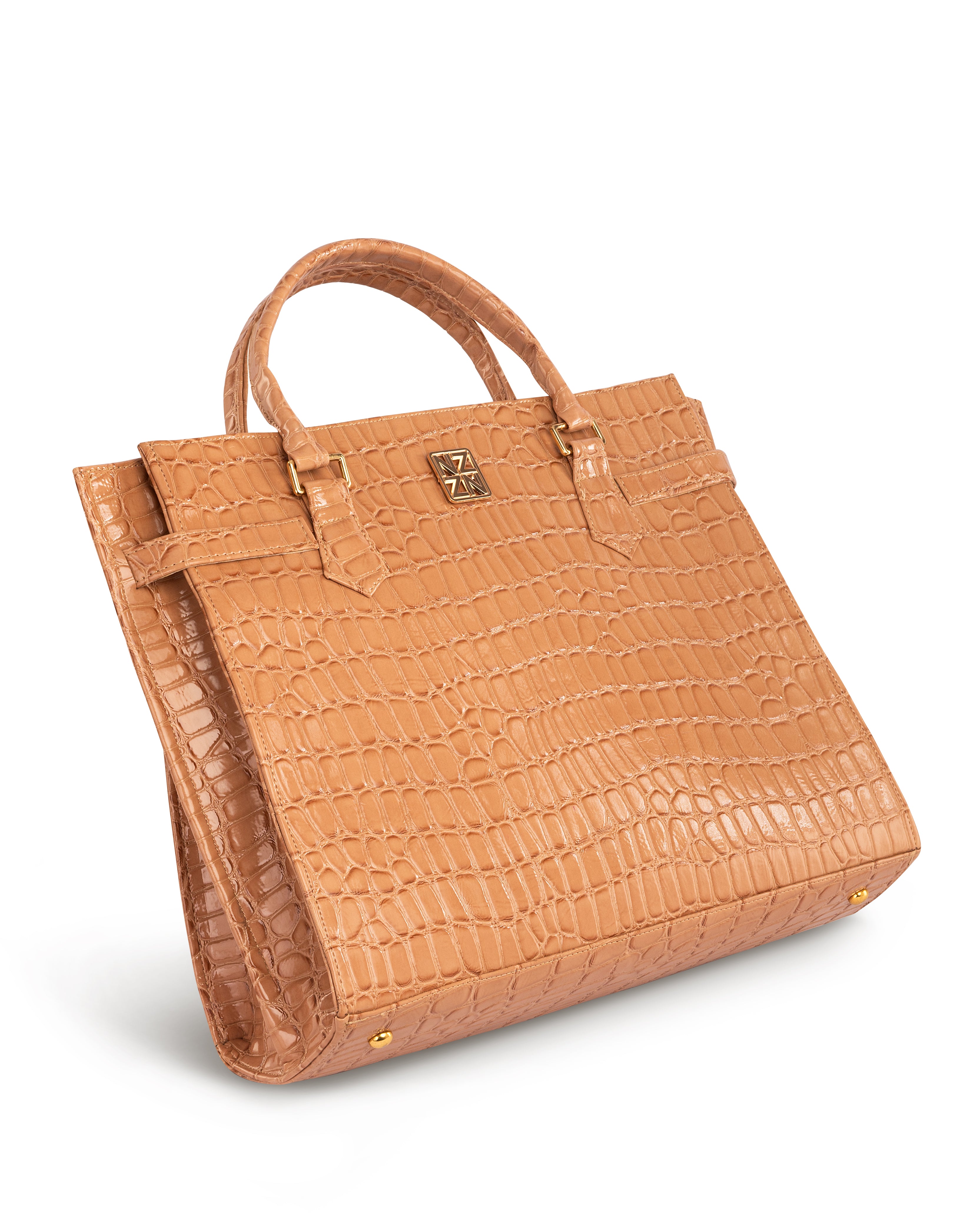 NANZ Majesté Maxi Tote Handtas - Bruin
