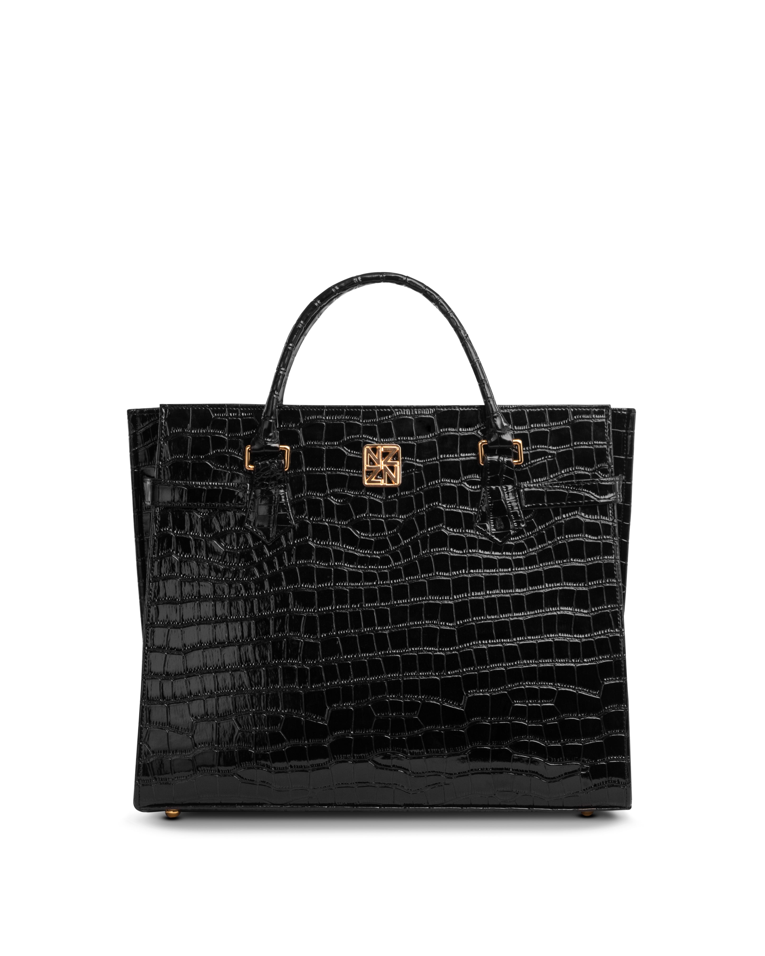 NANZ Majesté Maxi Tote Handtas - Zwart