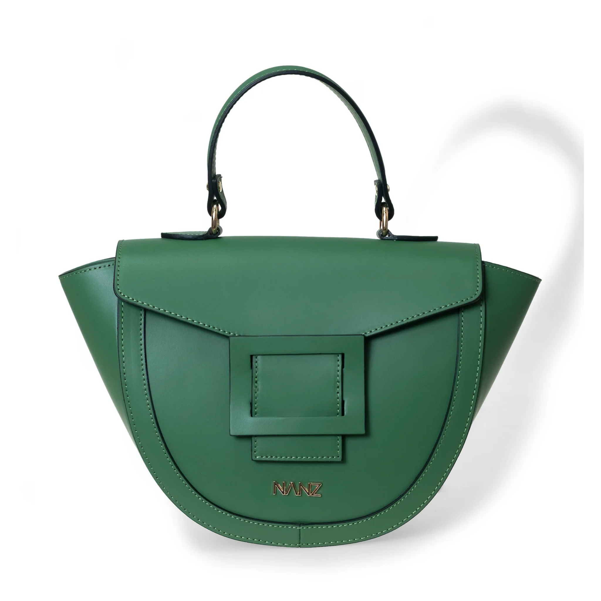 NANZ Lucella Sculptuur Handtas - Groen