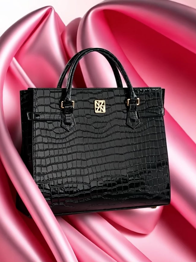 NANZ Majesté Maxi Tote Handtas - Zwart