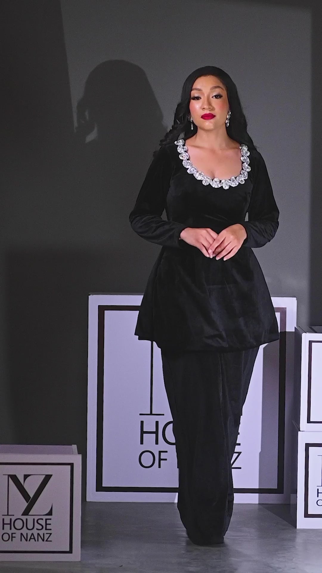 NANZ fluwelen celine set