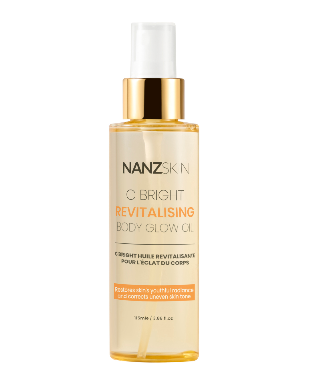NANZSKIN C Bright Revitaliserende Body Glow Olie