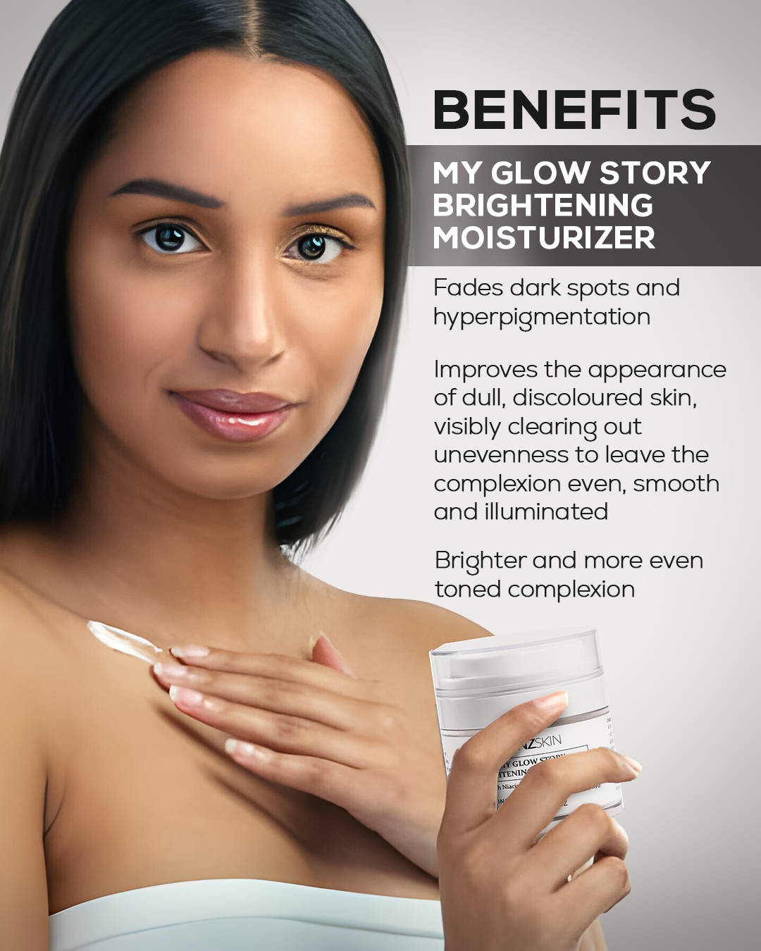 NANZSKIN My Glow Story Verhelderende Hydraterende Crème