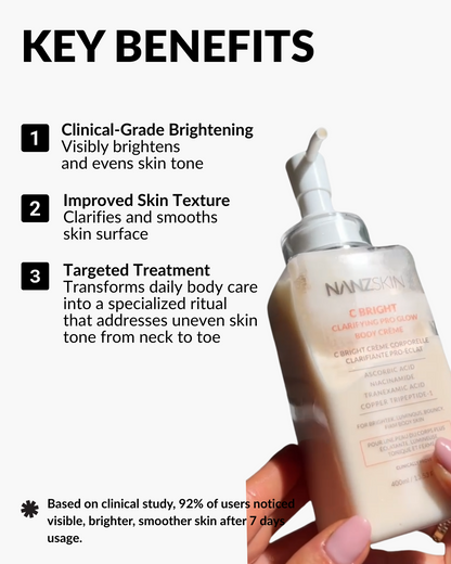 C BRIGHT Verhelderende Pro Glow Body Crème