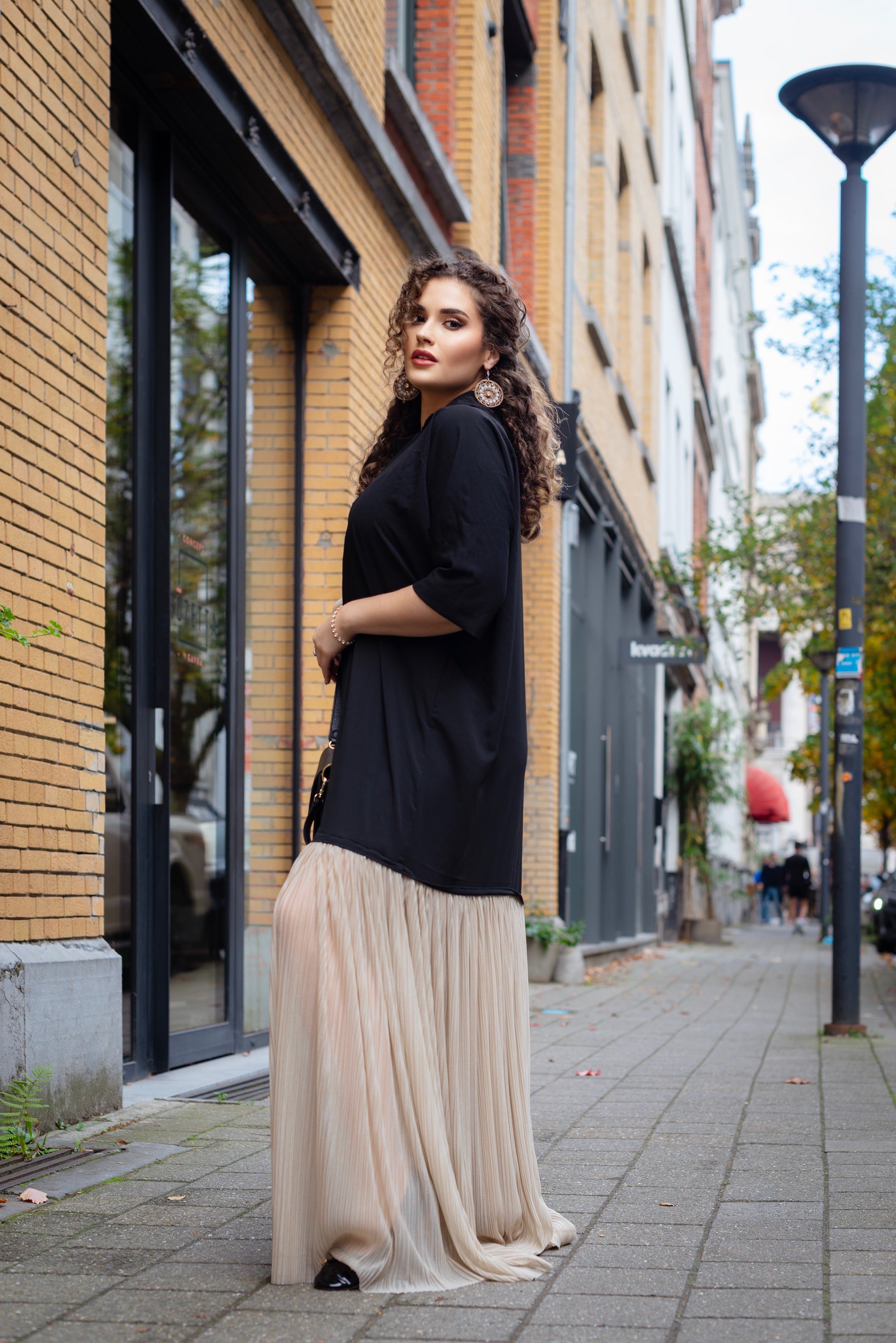 NANZ Aubrey Gratis Maxi Jurk