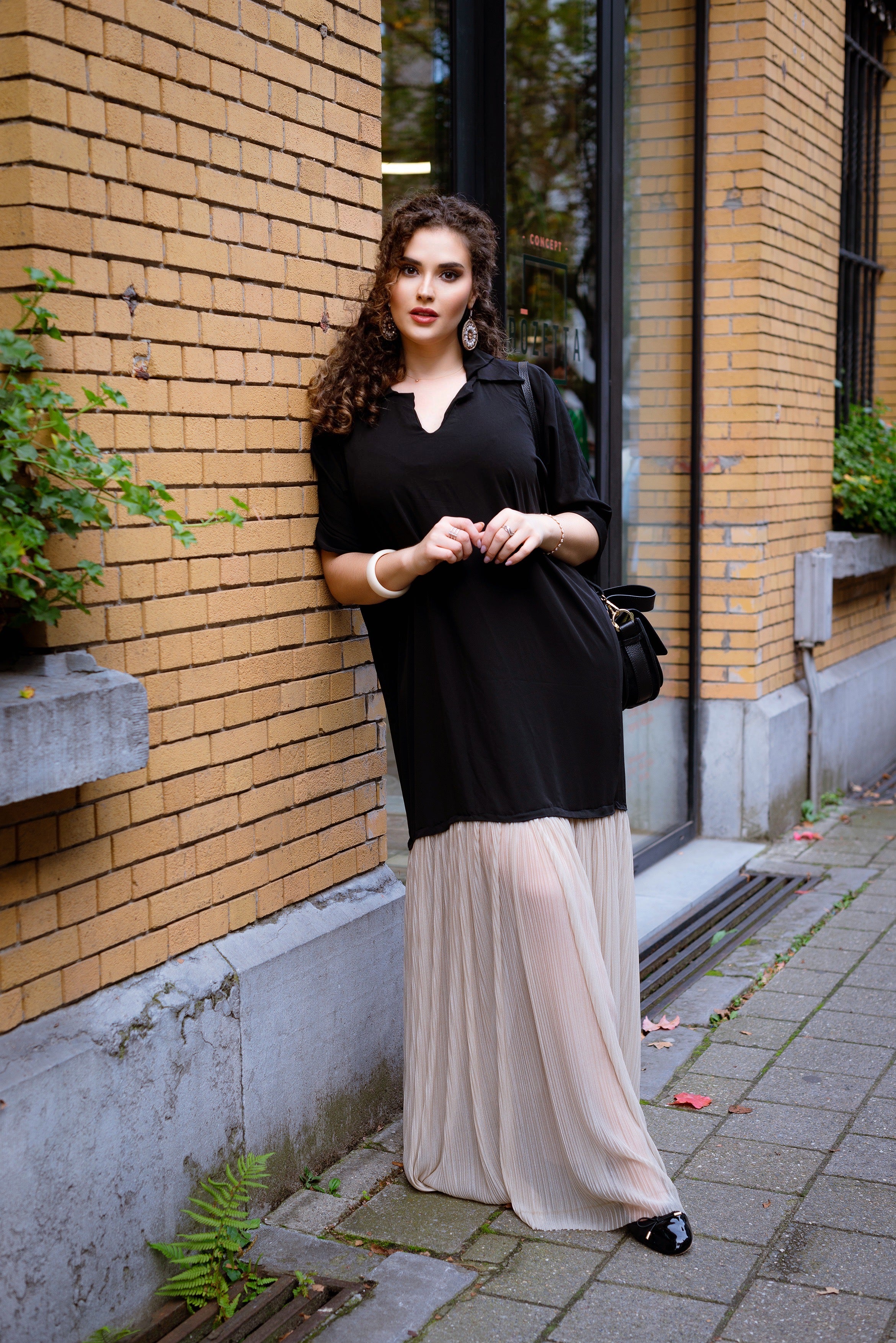 NANZ Aubrey Gratis Maxi Jurk