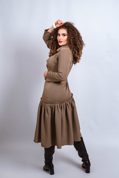NANZ Victoria Midi-jurk