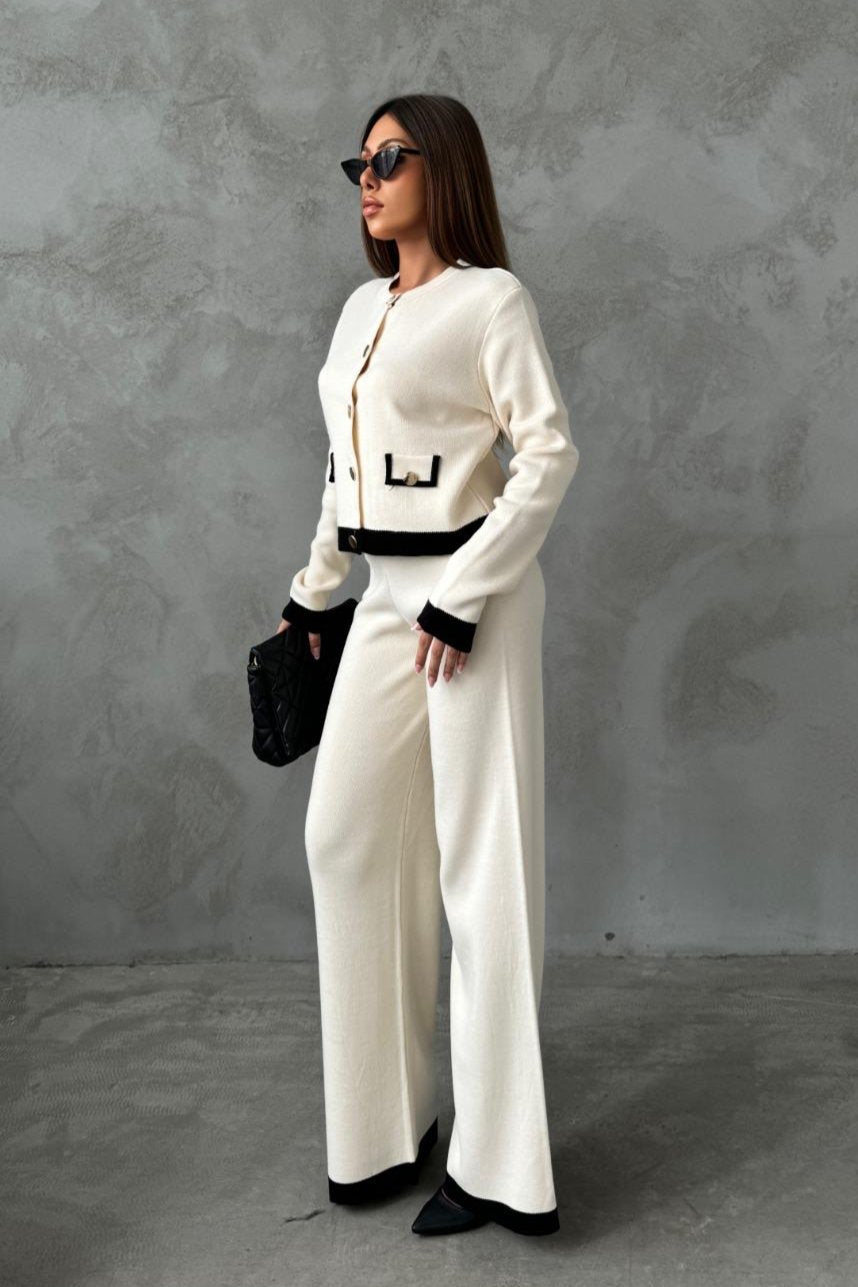 NANZ Victoria elegante gebreide combi-set