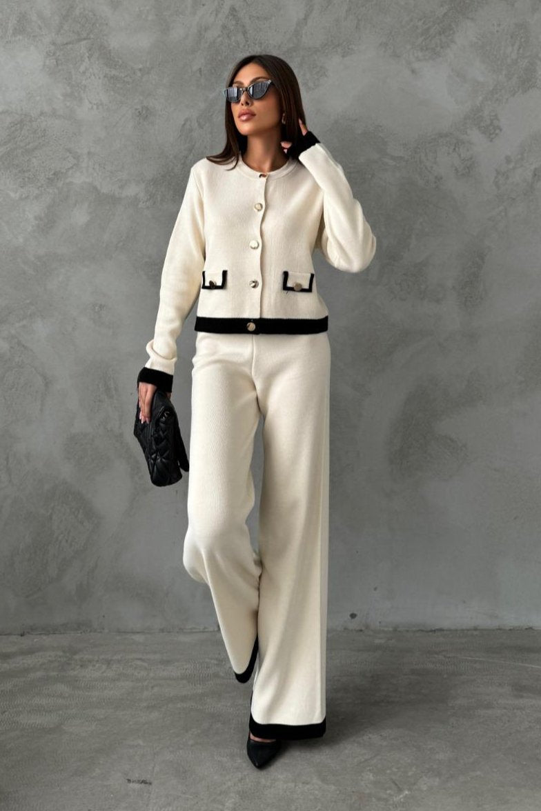 NANZ Victoria elegante gebreide combi-set
