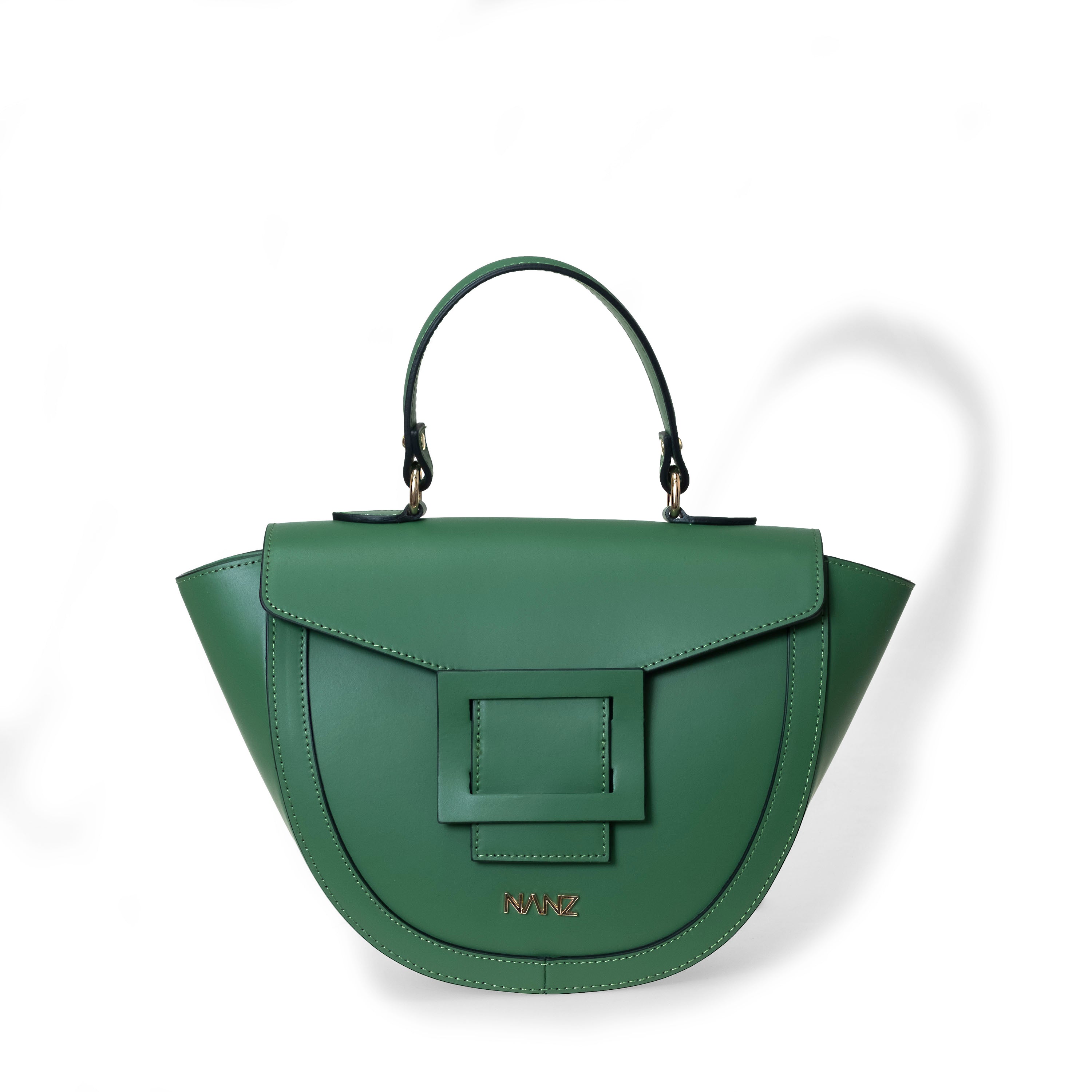 NANZ Lucella Sculptuur Handtas - Groen