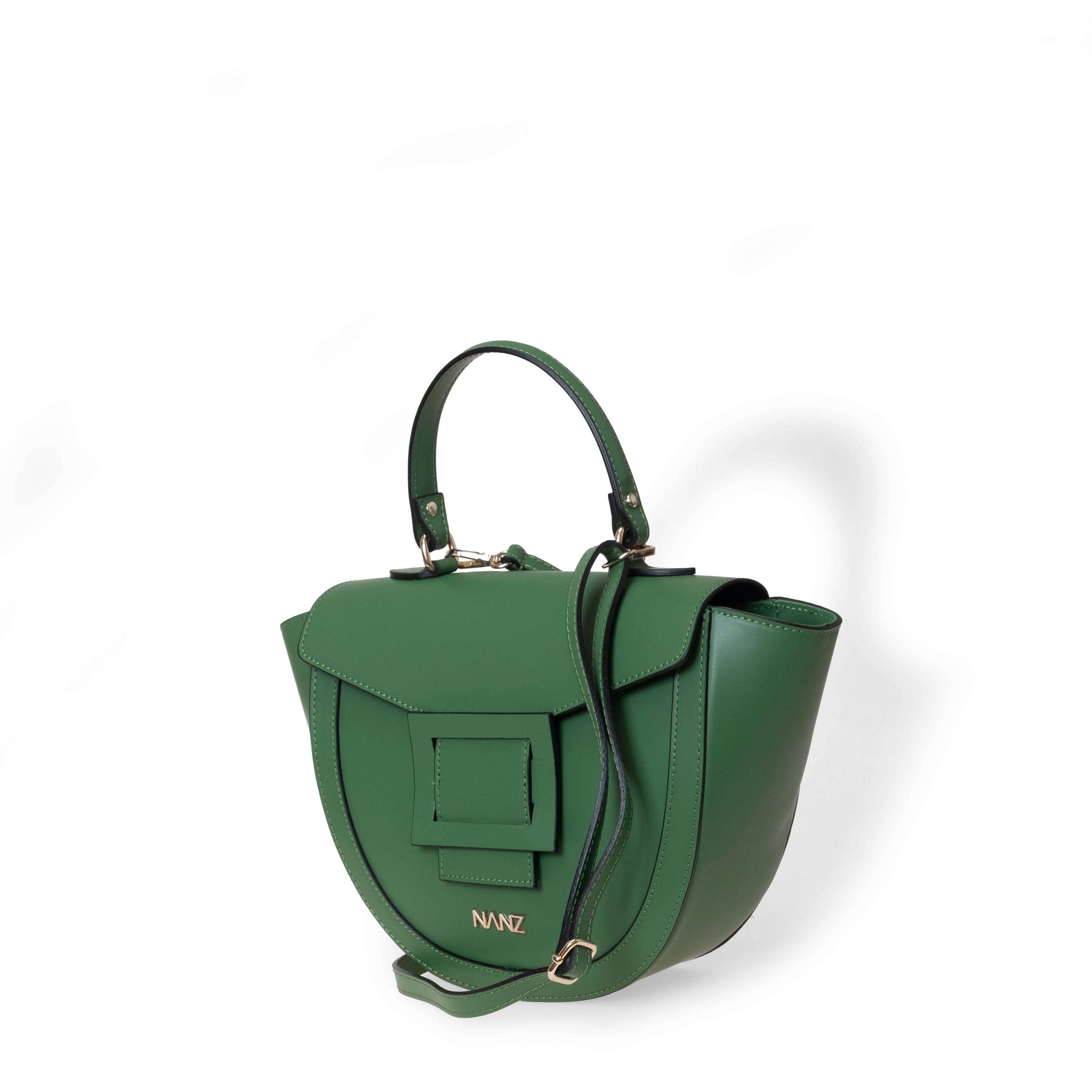 NANZ Lucella Sculptuur Handtas - Groen