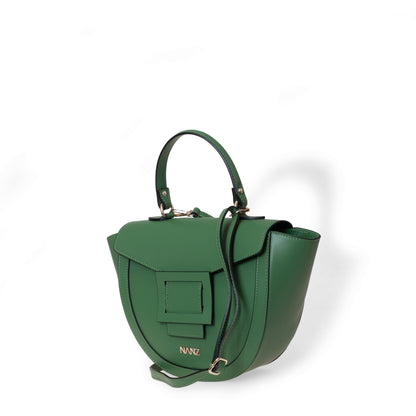 NANZ Lucella Sculptuur Handtas - Groen
