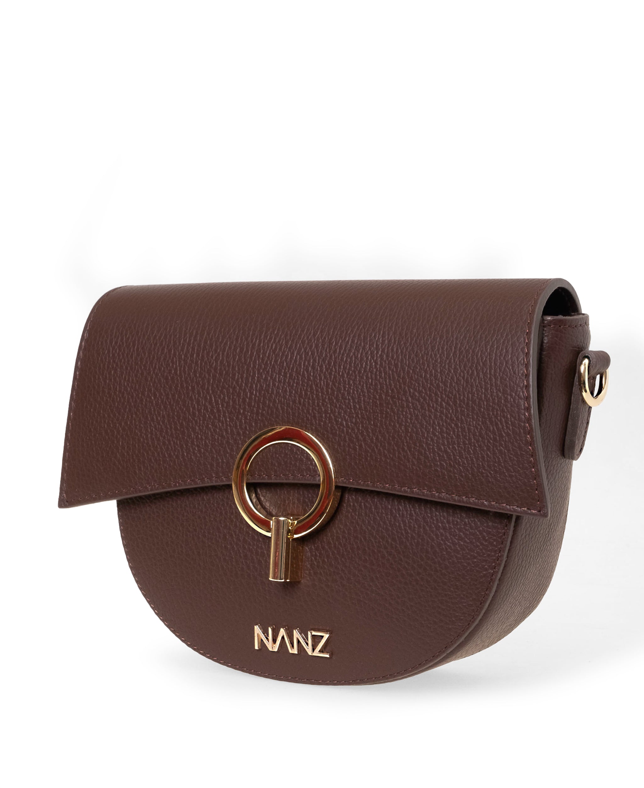 NANZ Camilla Heritage Crossbody handtas - Bruin
