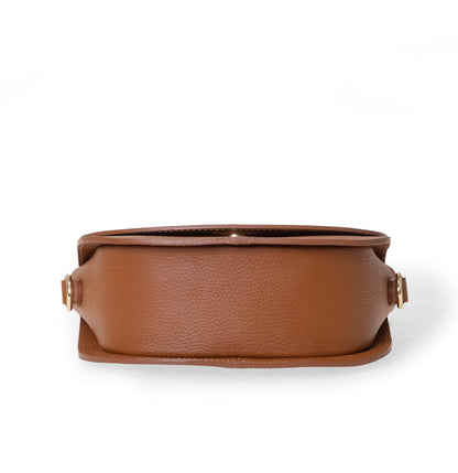 NANZ Allegra iconische crossbody handtas - bruin