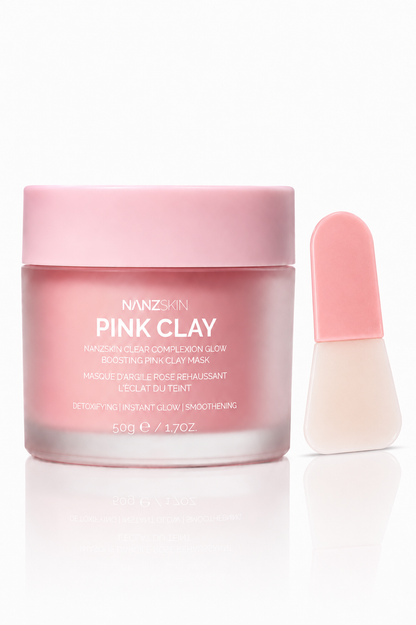 NANZSKIN Clear Complexion Glow Boosting Roze Kleimasker