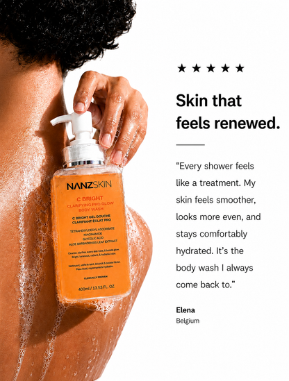NANZSKIN C BRIGHT Clarifying Pro Glow Body Wash