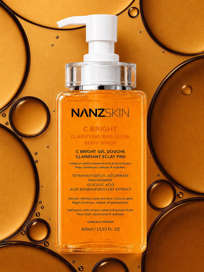 NANZSKIN C BRIGHT Clarifying Pro Glow Body Wash