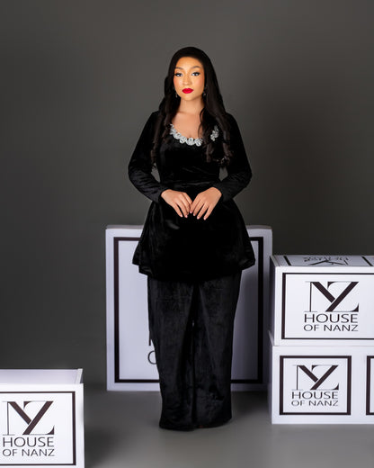 NANZ fluwelen celine set