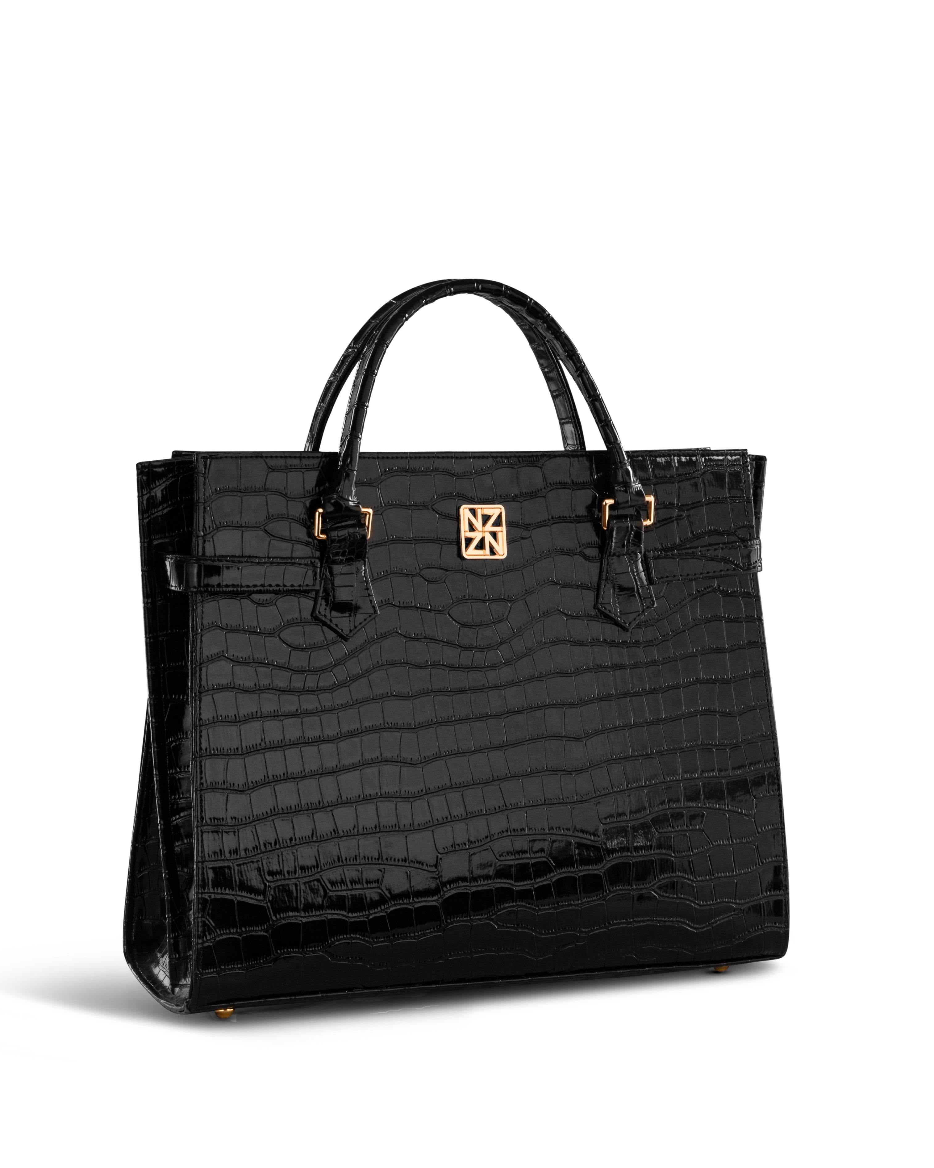 NANZ Majesté Maxi Tote Handtas - Zwart