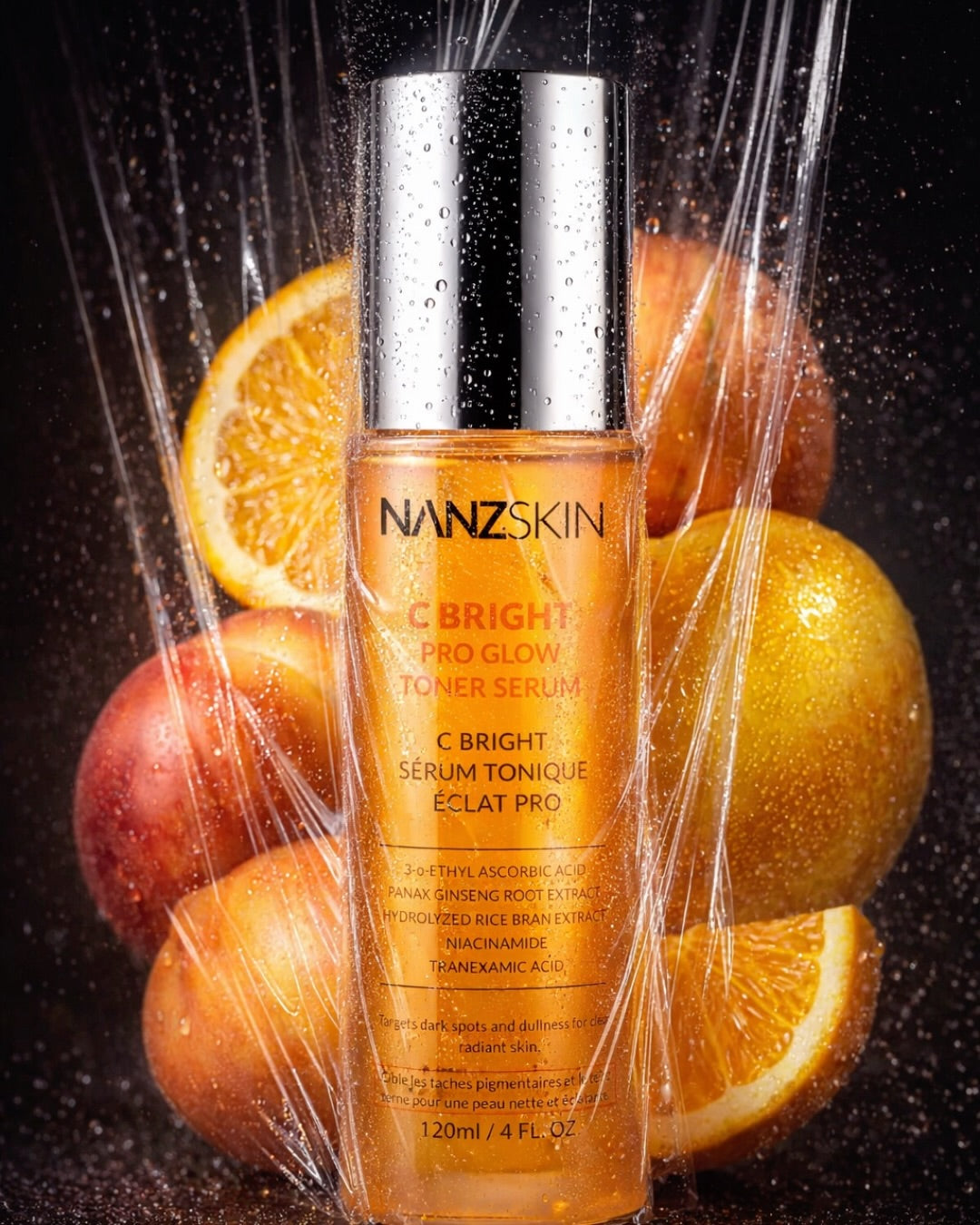 NANZSKIN C BRIGHT PRO GLOW TONER SERUM