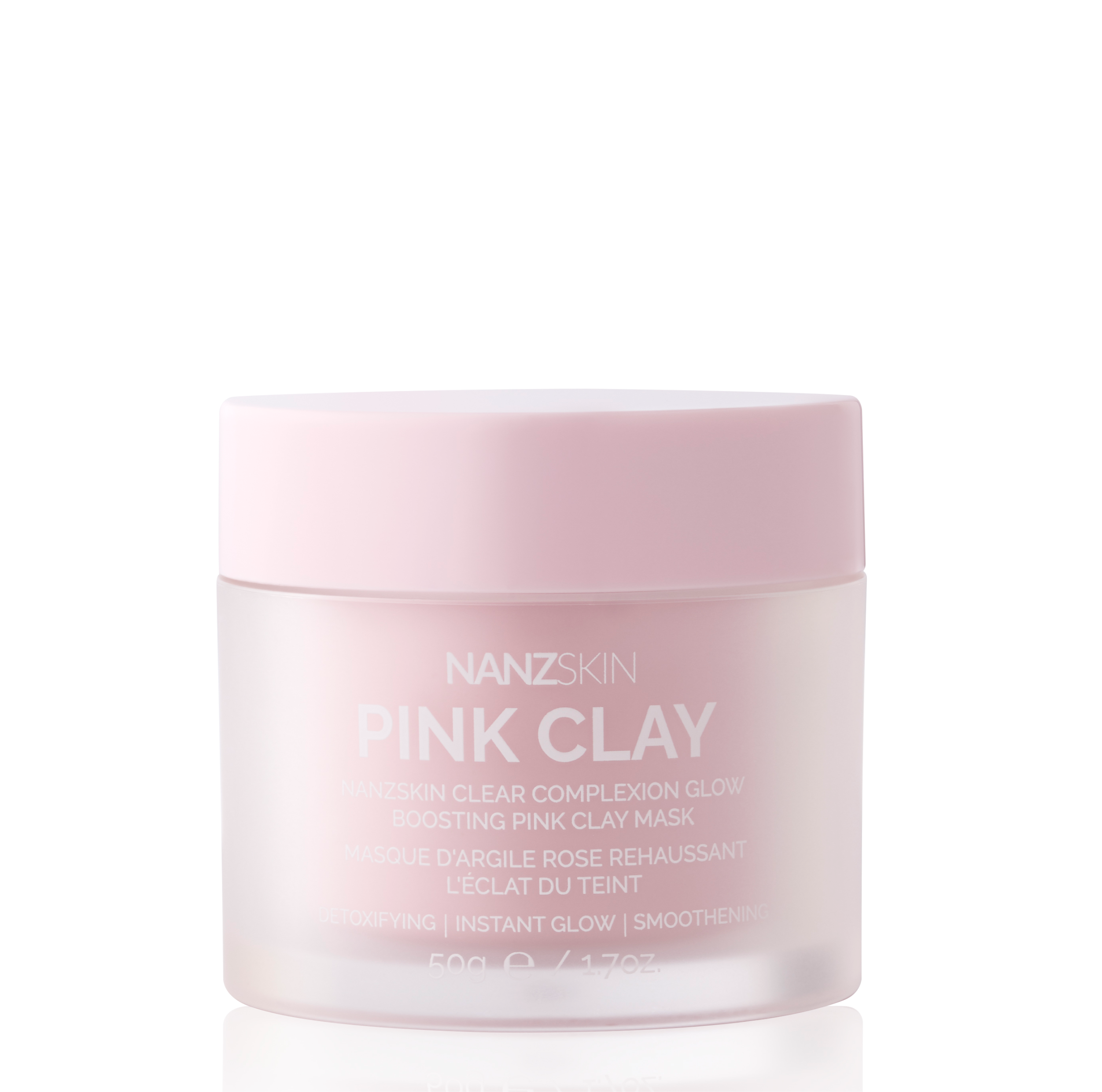 NANZSKIN Clear Complexion Glow Boosting Roze Kleimasker