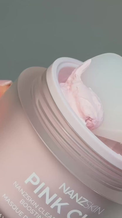 NANZSKIN Clear Complexion Glow Boosting Roze Kleimasker