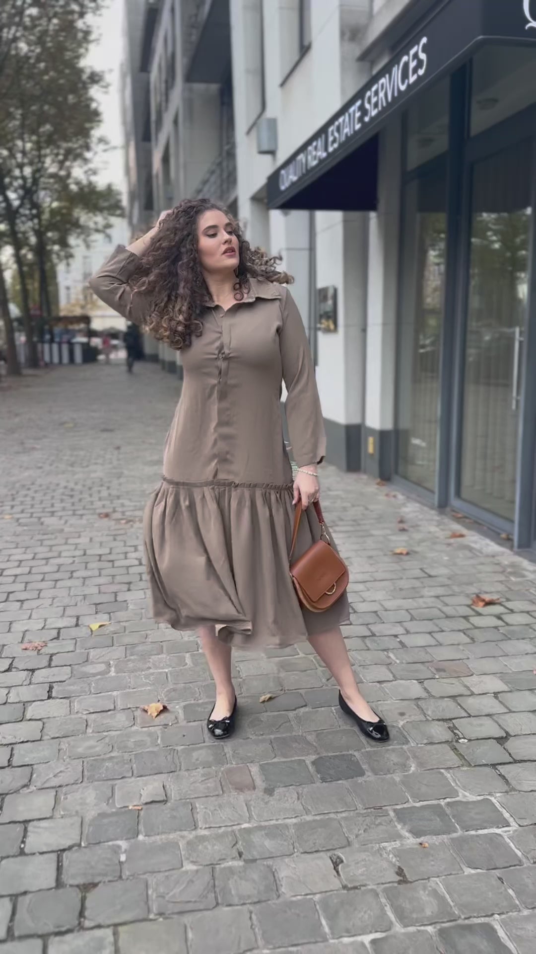 NANZ Victoria Midi-jurk
