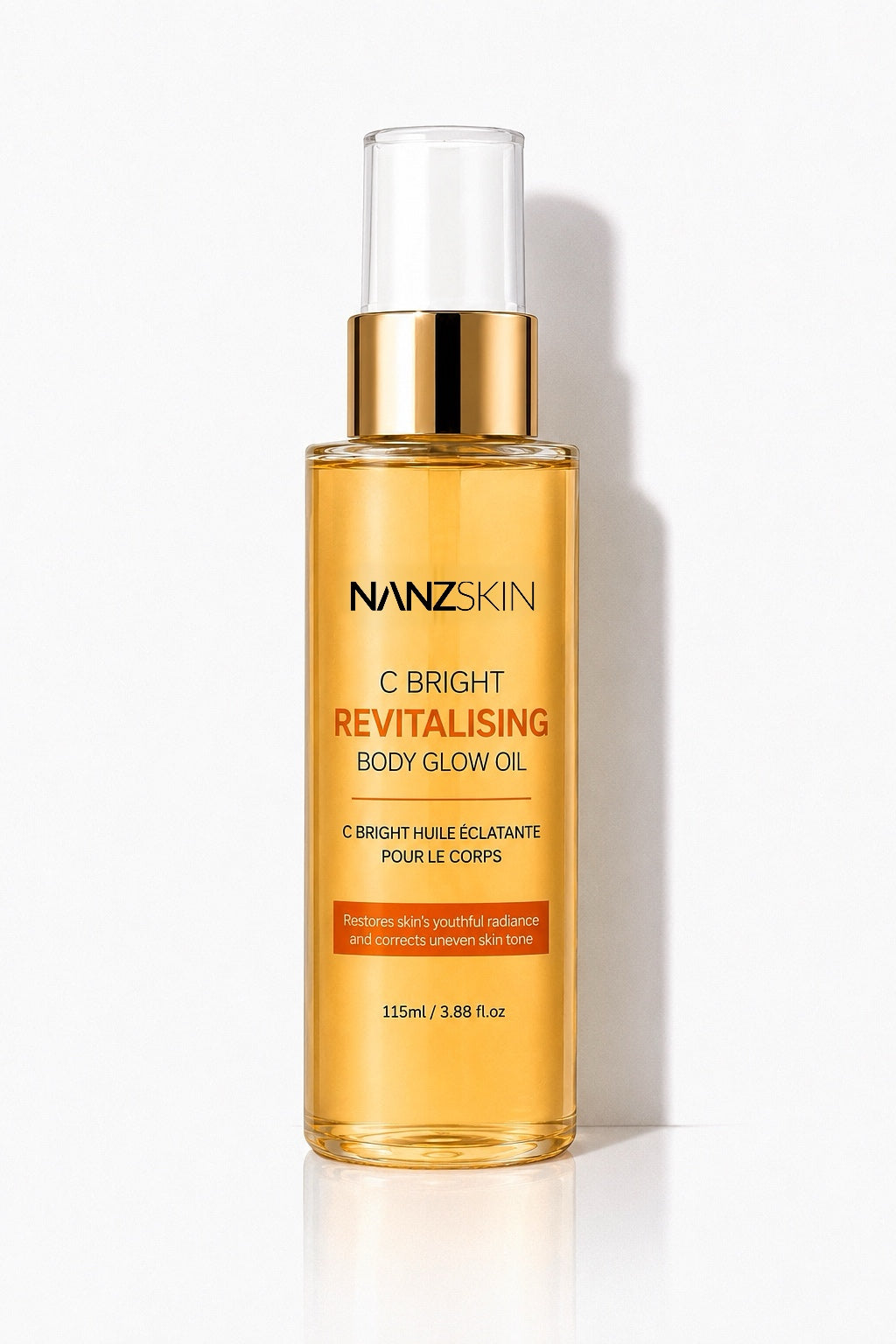 NANZSKIN C Bright Revitaliserende Body Glow Olie