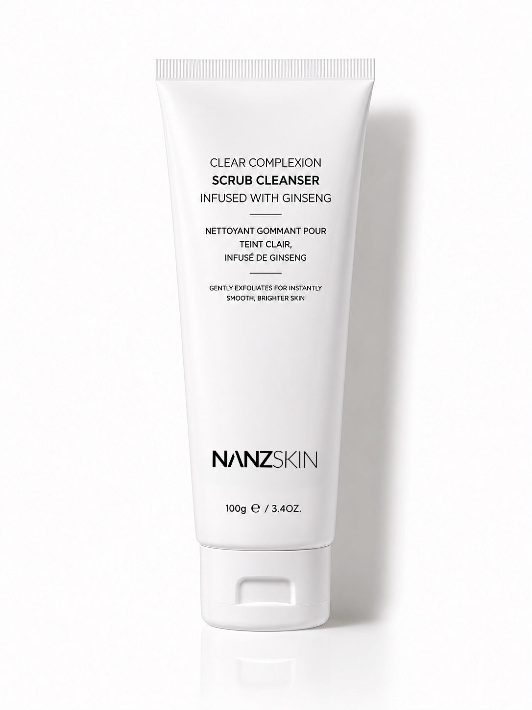 NANZSKIN heldere teint zachte scrub reiniger