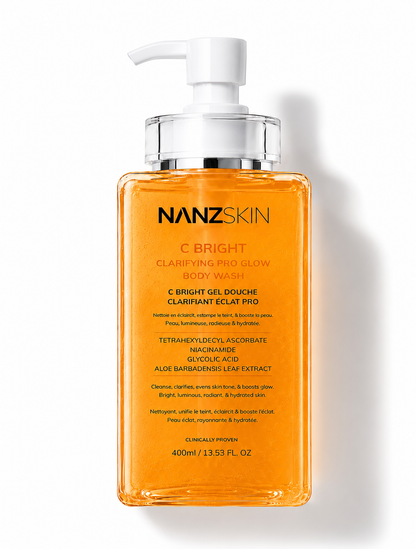 NANZSKIN C BRIGHT Clarifying Pro Glow Body Wash