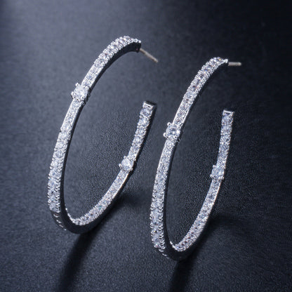 Dazzling Hoop Earrings - Oorringen